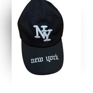 T&T New York Black Cap with White Logo